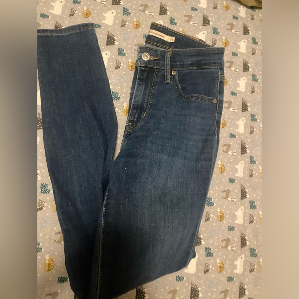 Levi jeans 721 high rise skinny jeans